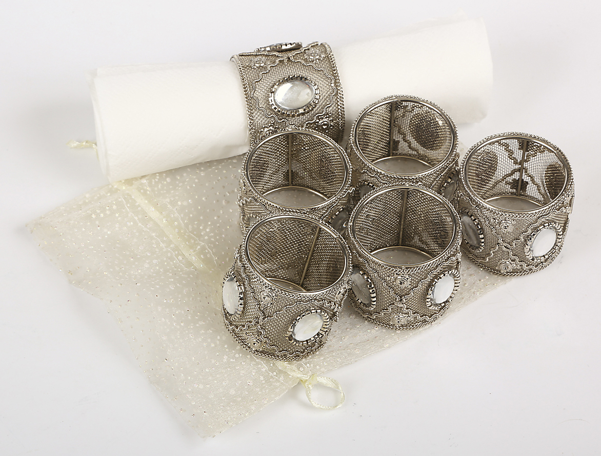 foto krou�ek na ubrousek sada 6 kus�